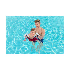 Нарукавники для плавания Armbands 23 х 15 см, BESTWAY, 91002, Винил, 3+, Mickey Mouse, Двухкамерные, Белые, Цветная коробка