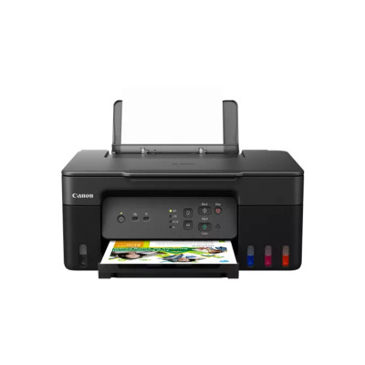 Цветное МФУ, Canon, Pixma G3430, 5989C009AA, Струйное, A4, 11 изобр./мин. (A4), Чернила GI-41, СНПЧ, Подача 100 листов, Планшетный сканер, 1,5 мс/линия, USB 2.0, Wi-Fi