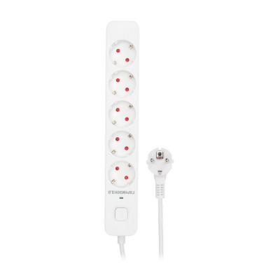 Сетевой фильтр Гарнизон, EPS-5-W-2, 2м, Белый 5 розеток, 10A, White