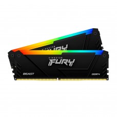 Оперативная память Kingston Fury Beast RGB, KF436C18BB2AK2/64, DDR4, 64 GB, Черный 