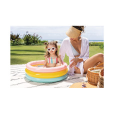 Детский надувной бассейн Sunset Glow 61 х 15 см, INTEX, 57107NP, Винил, 28л., 1-3, Надувной пол, Многоцветный, Цветная коробка
