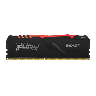 Оперативная память Kingston Fury Beast RGB, KF432C16BBA/8, DDR4, 8 GB, Черный DIMM <3200MHz> CL16, 8 chip, black