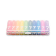 Батарейки, Xiaomi, AAA Rainbow Batteries (10 штук в упаковке), BHR5394GL/AAA LR03, Щелочная батарея 1,5 В