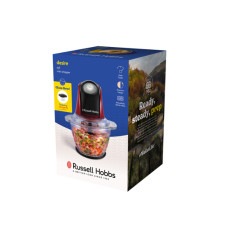 Блендер-измельчитель, Russell Hobbs, 27130-56, Мощность 200Вт, Полезный объём 1 л, Колка льда, Красный