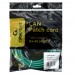 Патч-корд Cablexpert PP12-3M/G, зеленый Cable Patch cord UTP 5e-Cat 3 m