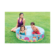 Детский бассейн с жёсткой стенкой Snorkel Fun 122 х 25 см, INTEX, 58477NP, Винил, 281 л., 3+, Голубой, Цветная коробка