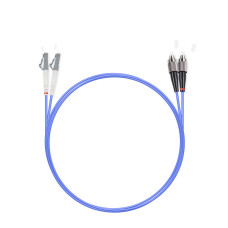 Патч корд оптоволоконный,, FC/UPC-LC/UPC MM OM4 50/125 Duplex 3.0мм 1 м, LSZH