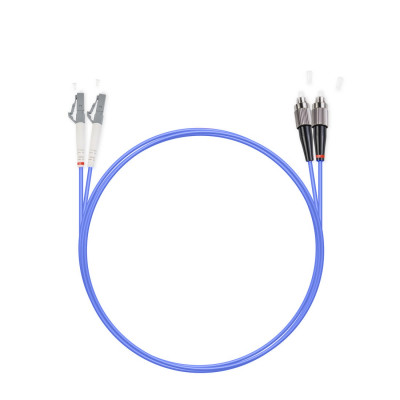 Патч корд оптоволоконный,, FC/UPC-LC/UPC MM OM4 50/125 Duplex 3.0мм 1 м, LSZH