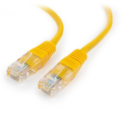 Патч-корд Cablexpert PP12-20M/Y, желтый Cable Patch cord UTP 5e-Cat 20 m