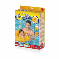 Круг для плавания Wondersplash 69 см, BESTWAY, 32096, Винил, 0-1, С сиденьем и спинкой, Четырёхкамерный, Желтый, Цветная коробка