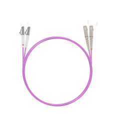 Патч корд оптоволоконный,, SC/UPC-LC/UPC MM OM3 50/125 Duplex 3.0мм 1 м, LSZH