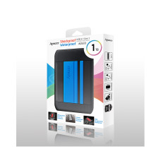 Внешний жёсткий диск, Apacer, AC633, AP1TBAC633U-1, 1TB, 2.5", USB 3.1, Синий