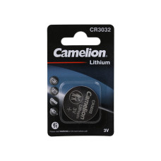 Батарейка, CAMELION, CR3032-BP1, Lithium Battery, CR3032, 3V, 580 mAh, 1 шт.