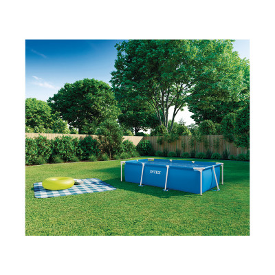 Каркасный бассейн Rectangular Frame 260 x 160 х 65 см, INTEX, 28271NP, Винил, 2282 л., Стальной каркас, Синий, Цветная коробка
