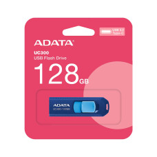 USB-накопитель, ADATA, ACHO-UC300-128G-RNB/BU, 128GB, USB 3.2