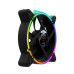 Кулер для компьютерного корпуса, Zalman, ZM-RFD120A, 120мм ARGB, 1500 об/мин, 25.5 дБА, 34,34 CFM, 3 pin, 120*124*25 мм, Черный