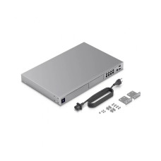 Сетевой маршрутизатор, Ubiquiti, UDM-SE, Dream Machine Special Edition, WAN: 1x2.5GbE RJ45 + 1x10GbE SFP+, LAN: 8x1GbE RJ45 (6x802.3af, 2x802.3at PoE+), 1x10GbE SFP+ LAN, 1.3" сенсорный экран, Встроенный AC100-240V, max 50Вт без PoE. PoE output до 13
