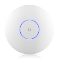 Беспроводная точка доступа, Ubiquiti, U6-Pro, 802.11a/b/g/n/ac/ax, AX5400, 1 порт 10/100/1000 RJ45, 350 клиентов, PoE 802.3af, без адаптера питания