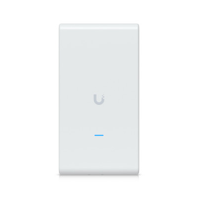 Беспроводная точка доступа, Ubiquiti, U6-Mesh-Pro, 802.11a/b/g/n/ac/ax, AX3000, 2 порта 10/100/1000 RJ45, 250 клиентов, PoE 802.3af, с адаптером питания, Уличная