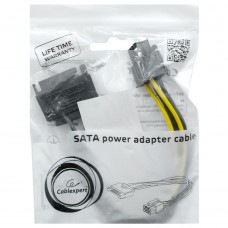 Кабель SATA power -> 6 pin, Cablexpert CC-PSU-SATA 