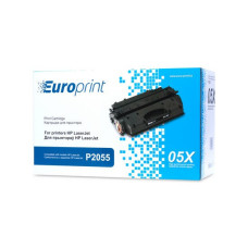 Картридж, Europrint, EPC-CE505X, Для принтеров HP LaserJet P2055, 6500 страниц.