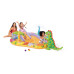 Детский надувной игровой бассейн Dino Park 201 х 157 см, INTEX, 56139NP, Винил, 159л., 2+, Горка, Разбрызгиватель в виде динозавра, Надувная фигура динозавра и другие аксессуары, Жёлтый, Цветная коробка