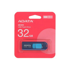USB-накопитель, ADATA, ACHO-UC300-32G-RNB/BU, 32GB, USB 3.2