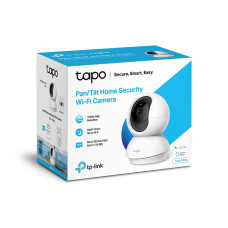 IP-камера, TP-Link, Tapo C200, CMOS-матрица 1/2.9", ИК-подсветка - до 9 м, Функция день/ночь, 2.4 мега., Объектив: 4 мм, H.264, 1080p, 9,0В/0,6А.