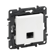 Информационная розетка одинарная, Legrand Niloe Step, 863159B, RJ45 Кат.5e UTP Белый