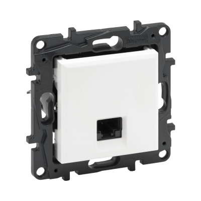 Информационная розетка одинарная, Legrand Niloe Step, 863159B, RJ45 Кат.5e UTP Белый
