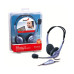 Гарнитура, Genius, HS-04S, Тип крепления: Дуговые, Подключение 3,5 MiniJack, Длина кабеля 1,2 м, Чёрный