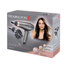 Фен, Remington, AC8820, Мощность 2200W, 2 скоростных режима, 3 температурных режима, AC мотор, Длина шнура электропитания 300см, Серебристый