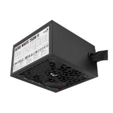 Блок питания, Aerocool, AERO WHITE, 750W, ATX, APFC, 20+4pin, 2*4+4pin, 6*Sata, 2*Molex, 3*PCI-E 6+2pin, Вентилятор 12см, Кабель питания, Чёрный