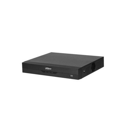Гибридный видеорегистратор, Dahua, DH-XVR5104HS-I3, Двухпотоковое сжатие видео H.265 + / H.265, Поддерживает видеовходы HDCVI / AHD / TVI / CVBS / IP, Макс.6 каналов входов IP-камеры, каждый канал до 6MP