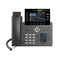 IP телефон, Grandstream, GRP2616, 16 SIP аккаунтов, 6 линий, двойной цветной LCD (4.3" 480 x 272. 2.4" 320 x 240), PoE, (1GbE)Gigabit Ethernet, 8 BLF, USB, Wi-Fi, Bluetooth, блок питания 12 В/ 1 А