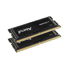 Комплект модулей памяти для ноутбука, Kingston, FURY Impact KF548S38IBK2-32 (Kit 2x16GB), DDR5, 32GB, SO-DIMM <PC5-38400/4800MHz>