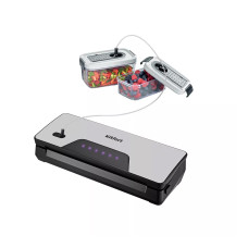 Вакууматор, Kitfort, КТ-1517, Производительность 7 л/мин, Давление сжатия 0.7 Бар, Ширина шва 3 мм, Ширина рулона / пакета 30 см, Черный