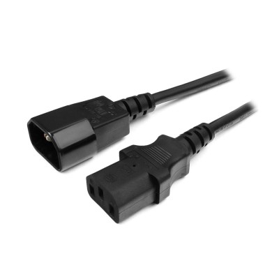 Кабель питания, Cablexpert PC-189-1-3M, 3м Cable power, C13 - C14, системный блок/монитор - ИБП, black