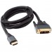 Кабель SVGA, Cablexpert CC-HDMI-DVI-4K-6, 1.8м Cable DVI-D to HDMI, m/m, 18+1pin/HDMI Кабель SVGA, Cablexpert CC-HDMI-DVI-4K-6, 1.8м Cable DVI-D to HDMI, m/m, 18+1pin/HDMI