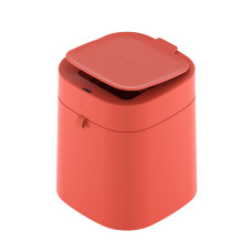 Умное мусорное ведро, Townew, T Air X, Smart Trash Can, Объем 13.5 л, Технология запечатывания пакета, Автоматическая крышка и замена мешка, Оранжевый