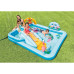 Детский надувной игровой бассейн Jungle Adventure 244 х 198 см, INTEX, 57161NP, Винил, 493+57л., 2+, Два отделения, Горка, Встроенный разбрызгиватель, Надувные фигуры животных, Синий, Цветная коробка Детский надувной игровой бассейн Jungle Adventure 244 х 198 см, INTEX, 57161NP, Винил, 493+57л., 2+, Два отделения, Горка, Встроенный разбрызгиватель, Надувные фигуры животных, Синий, Цветная коробка