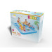 Детский надувной игровой бассейн Jungle Adventure 244 х 198 см, INTEX, 57161NP, Винил, 493+57л., 2+, Два отделения, Горка, Встроенный разбрызгиватель, Надувные фигуры животных, Синий, Цветная коробка
