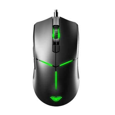 Мышь Aula Wind F820, Черный Mouse Gaming, Optical 6400 dpi, USB, black