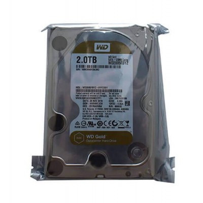 Жесткий диск Western Digital Gold, 2000 GB HDD SATA WD2005FBYZ, 7200rpm, 128MB cache, SATA 6 Gb/s