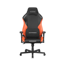 Игровое компьютерное кресло, DX Racer, GC/LHE23LTA/NO, Hammer series, Рекомендуемый рост: до 190 см, Рекомендуемый вес: до 115 кг, Эко-кожа, Угол наклона до 135°, 3D подлокотники, Нейлоновая основа кресла, Механизм качания: топ-ган, Черно-оранжевый