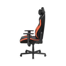 Игровое компьютерное кресло, DX Racer, GC/LHE23LTA/NO, Hammer series, Рекомендуемый рост: до 190 см, Рекомендуемый вес: до 115 кг, Эко-кожа, Угол наклона до 135°, 3D подлокотники, Нейлоновая основа кресла, Механизм качания: топ-ган, Черно-оранжевый