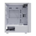 Корпус MATX mini tower APEX M201,4*120 fan, (без БП), белый