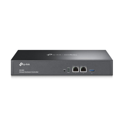 Wi-Fi Облачный контроллер, TP-Link, Omada OC300, 2 порта Ethernet 10/100/1000 Мбит/с, 1 порт USB 3.0, До 500 точек доступа Omada, до 100 коммутаторов JetStream и до 100 роутеров Omada, До 15 тысяч клиентов