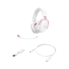 Гарнитура HyperX Cloud III S - Gaming Headset (White-Pink) DG0R2AA Гарнитура HyperX Cloud III S - Gaming Headset (White-Pink) DG0R2AA