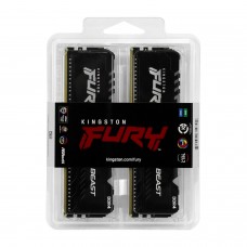 Оперативная память Kingston Fury Beast RGB, KF426C16BBAK2/16 DDR4, 16 GB 